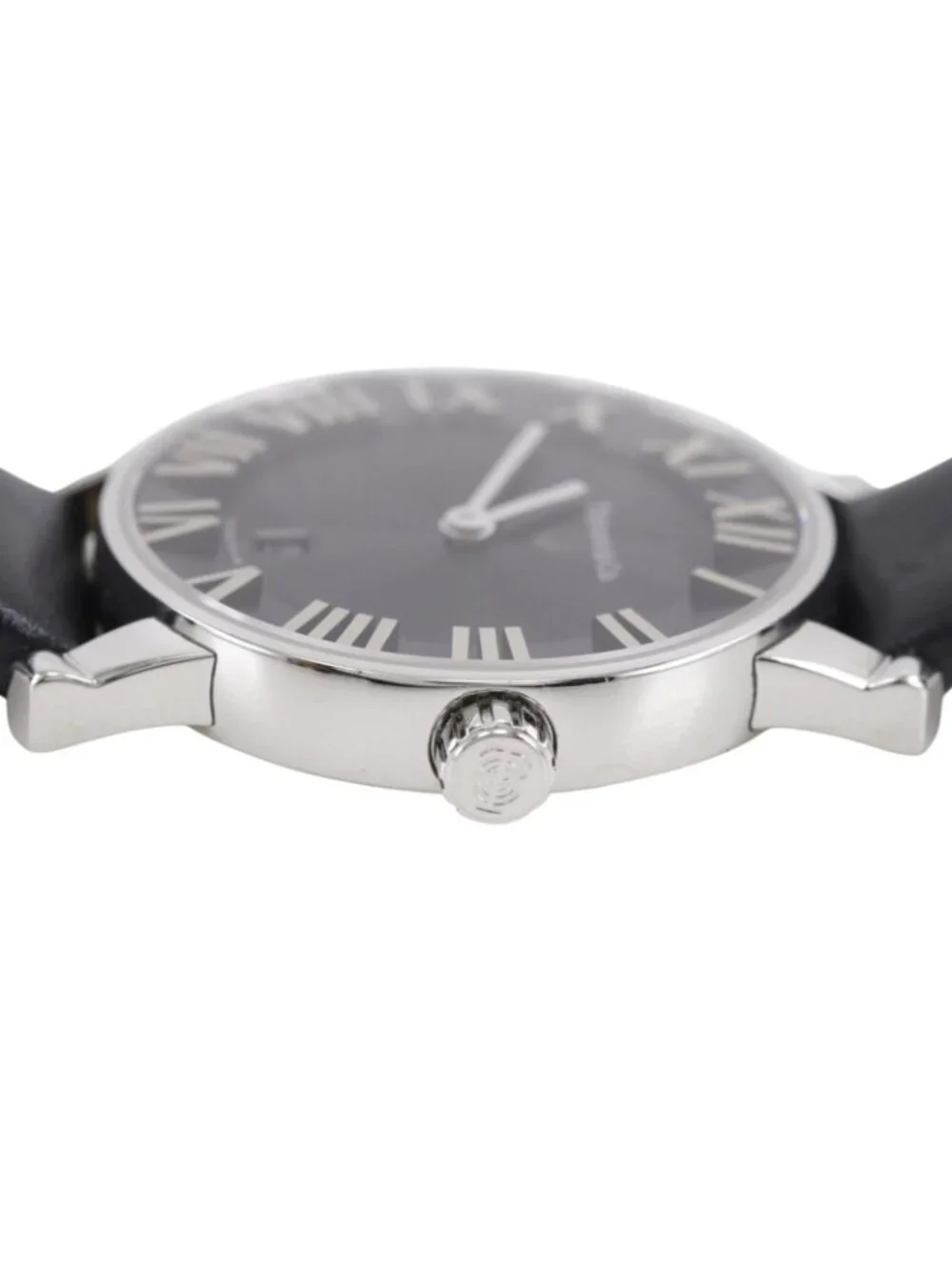 Tiffany & Co Atlas Dream Stainless Steel Quartz Analog Display Black Dial Watch